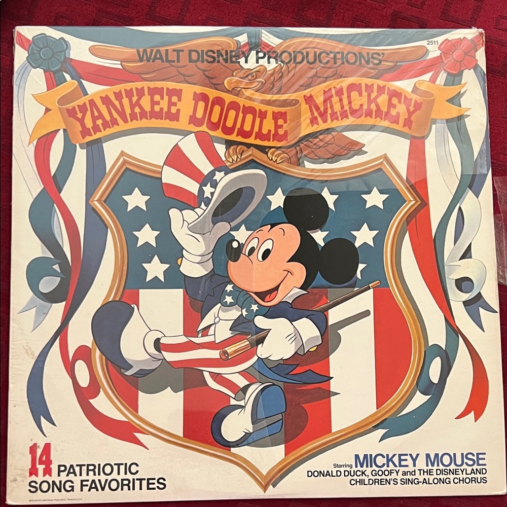 Yankee Doodle Mickey Vinyl Record